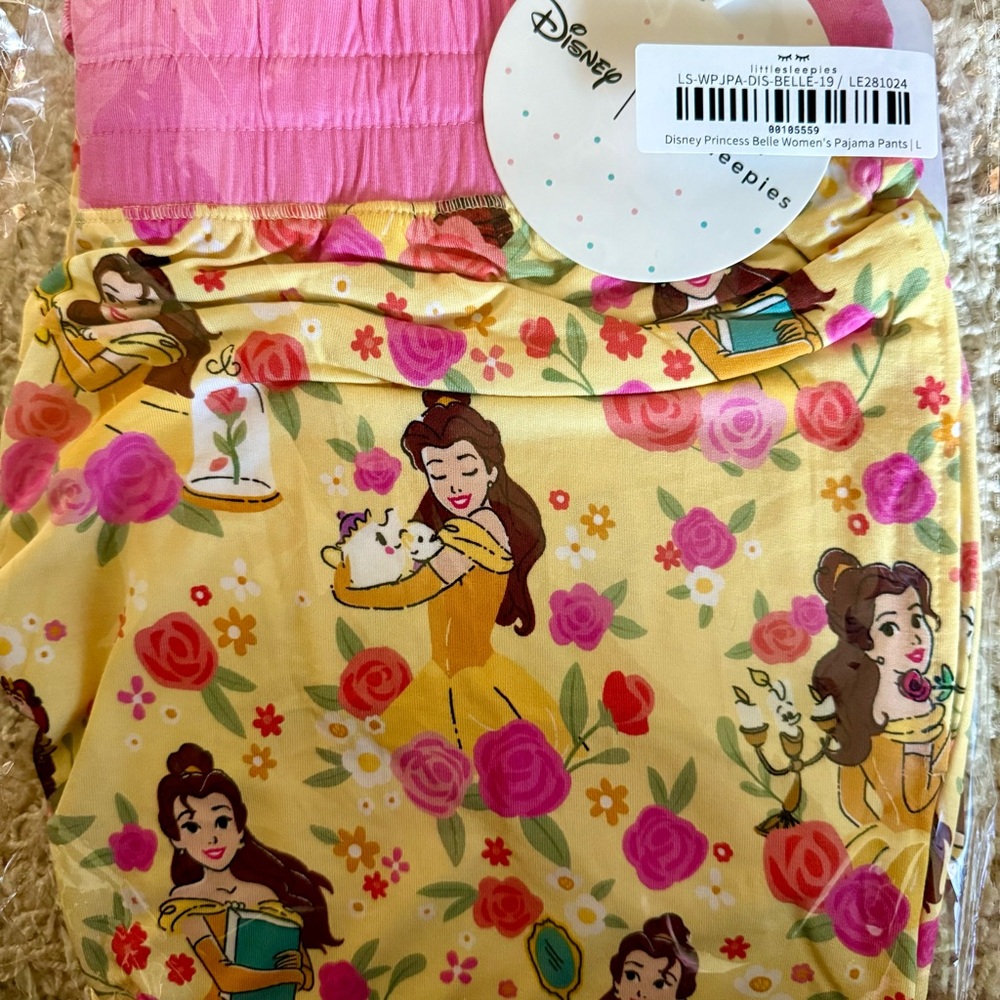 Little Sleepies Disney Princess Belle Pajama Pants